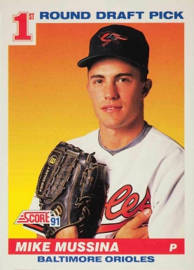 1991 Score Mike Mussina #383 Baseball Card