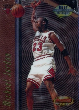 1997 Bowman's Best Techniques Michael Jordan #T2 Basketball Card