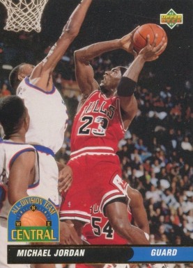 1992 Upper Deck All-Division Team Michael Jordan #AD9 Basketball Card