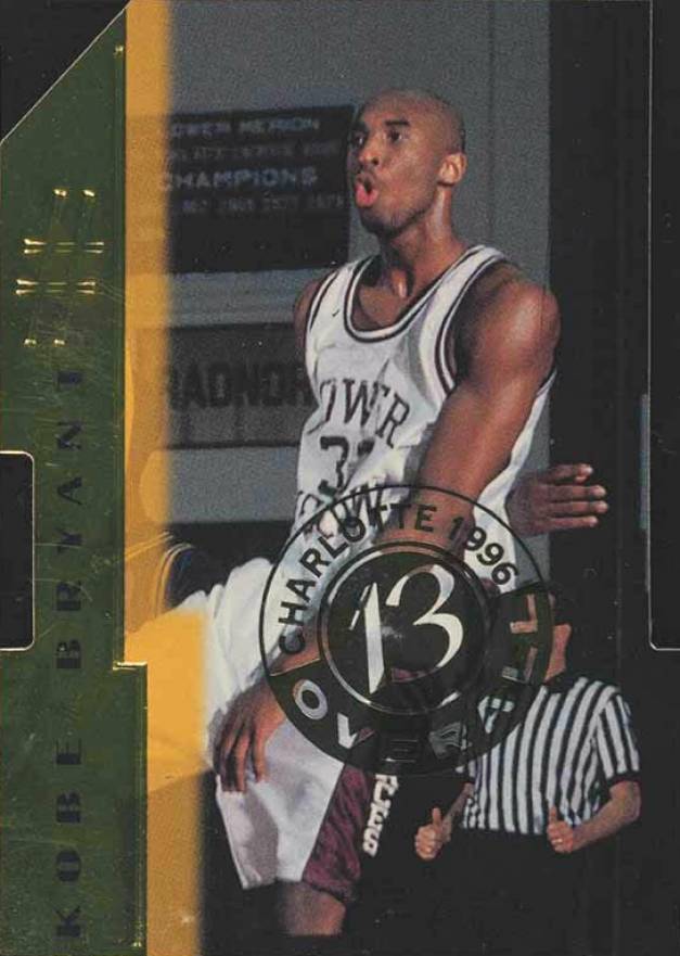 1996 Score Board Rookies #1 Die-Cuts Kobe Bryant #DC13 Basketball Card