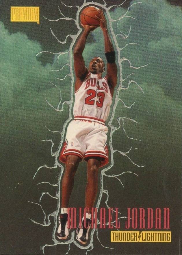 1997 Skybox Premium Thunder & Lightning Michael Jordan #5 Basketball Card