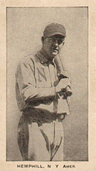 1909 CA Briggs Co. Black & White Charlie Hemphill # Baseball Card