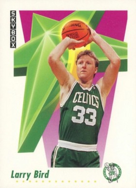1991 Skybox Larry Bird #12 Basketball Card