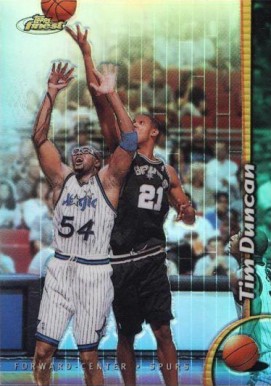 1998 Finest Tim Duncan #190 Basketball Card
