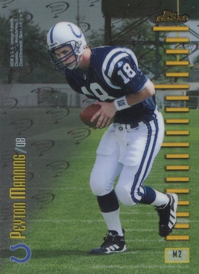 1998 Finest Mystery Finest 2 Favre/Manning #M2 Football Card