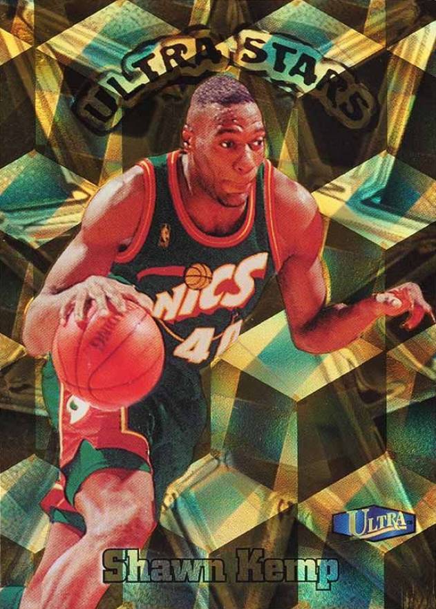 1997 Ultra Stars Shawn Kemp #17 Basketball Card