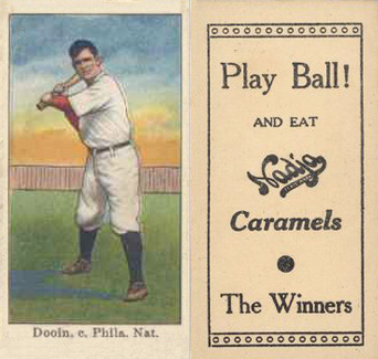 1909 Nadja Caramel Dooin, c. Phila. Nat'l # Baseball Card