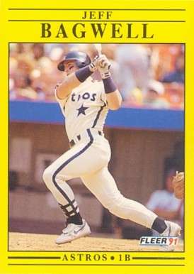 1991 Fleer Update Jeff Bagwell #U-87 Baseball Card