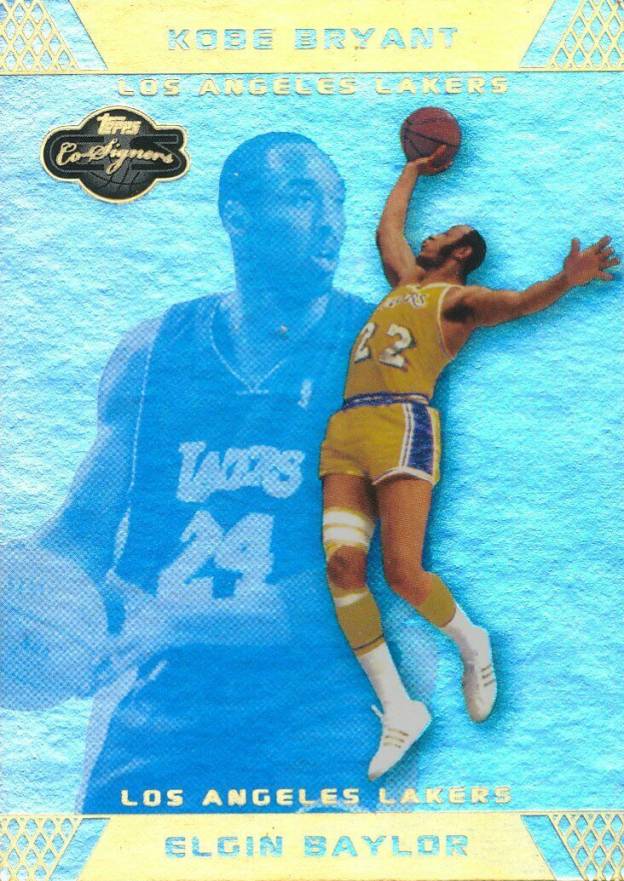 2007 Topps CO-Signers Elgin Baylor/Kobe Bryant #49 Basketball Card