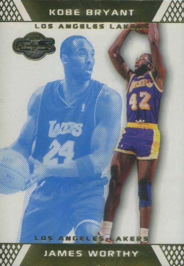 2007 Topps CO-Signers James Worthy/Kobe Bryant #46 Basketball Card