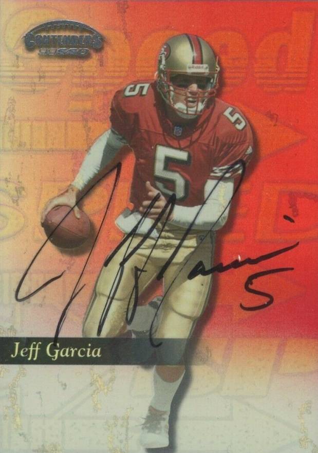1999 Playoff Contenders Jeff Garcia #118 Football Card