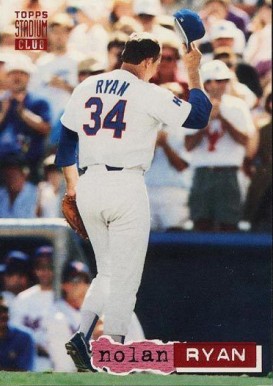 1994 Stadium Club Nolan Ryan #34 Baseball Card