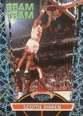 1992 Stadium Club Beam Team Scottie Pippen #5 Basketball Card