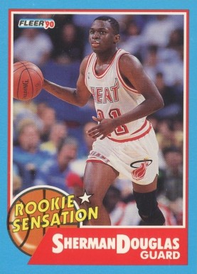 1990 Fleer Rookie Sensation Sherman Douglas #10 Basketball Card