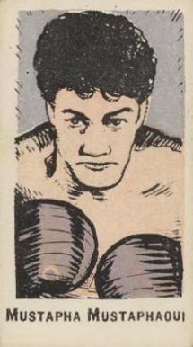1950 Kiddy's Favourites Popular Boxers Mustapha Mustaphaoui #30 Other Sports Card