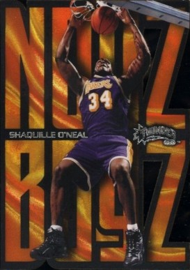 1998 Skybox Thunder Noyz Boyz Shaquille O'Neal #11 Basketball Card