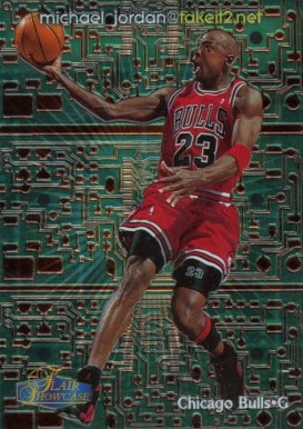 1998 Flair Showcase Takeit2 Net Michael Jordan #13 Basketball Card