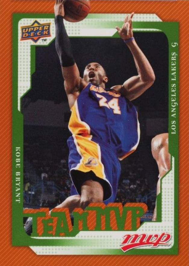2008 Upper Deck MVP Kobe Bryant #183 Basketball Card