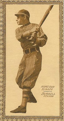 1912 Home Run Kisses Burrell # Baseball Card
