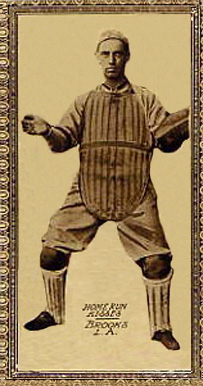1912 Home Run Kisses Brooks, L.A. # Baseball Card