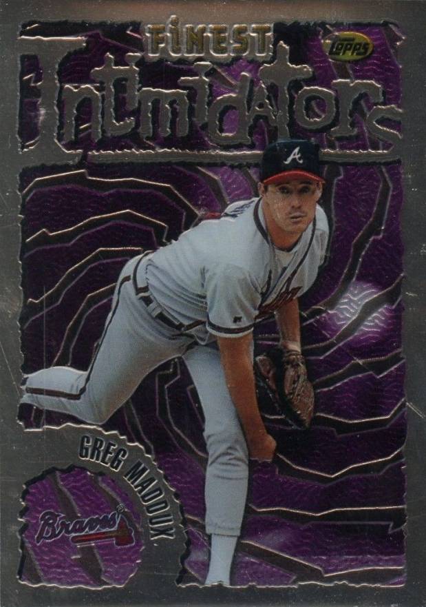 1996 Finest Greg Maddux #1 Baseball Card