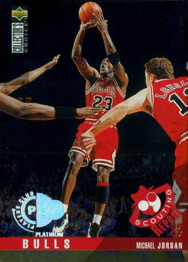 1995 Collector's Choice  Michael Jordan #324 Basketball Card