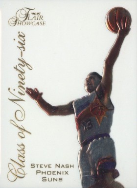 1996 Flair Showcase Class of '96 Steve Nash #15 Basketball Card