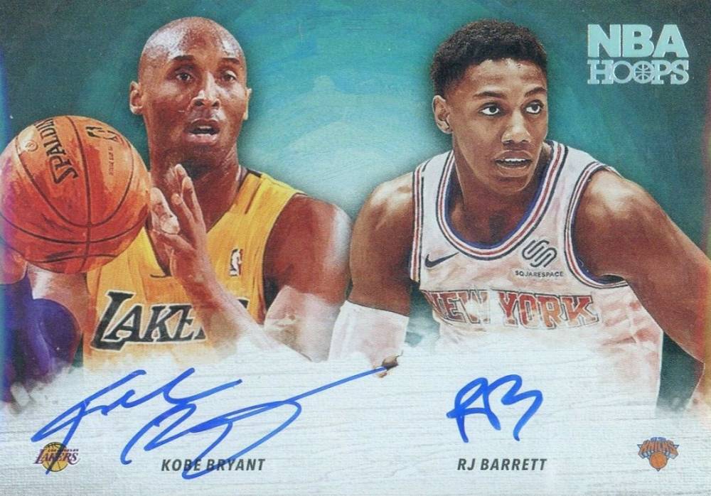 2019 Panini Hoops Art Signatures Kobe Bryant/RJ Barrett #HA-KR Basketball Card