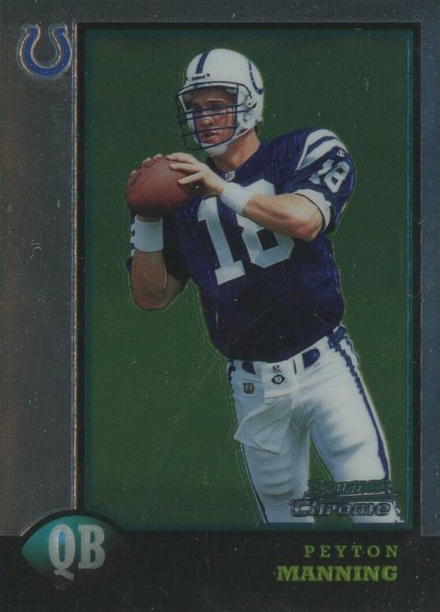 1998 Bowman Chrome Preview Peyton Manning #BCP1 Football Card