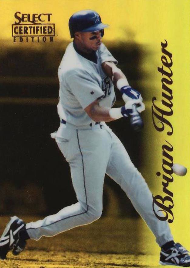 1996 Select Certified Brian Hunter #83 Baseball Card