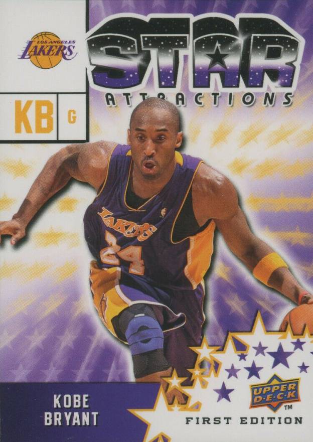 2009  Upper Deck First Edition Star Attractions Kobe Bryant #SA-1 Basketball Card
