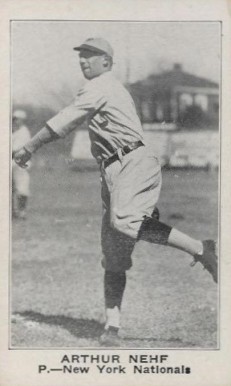 1921 Koester Bread N.Y. Giants/N.Y. Yankees Arthur Nehf # Baseball Card