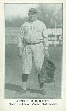 1921 Koester Bread N.Y. Giants/N.Y. Yankees Jesse Burkett # Baseball Card