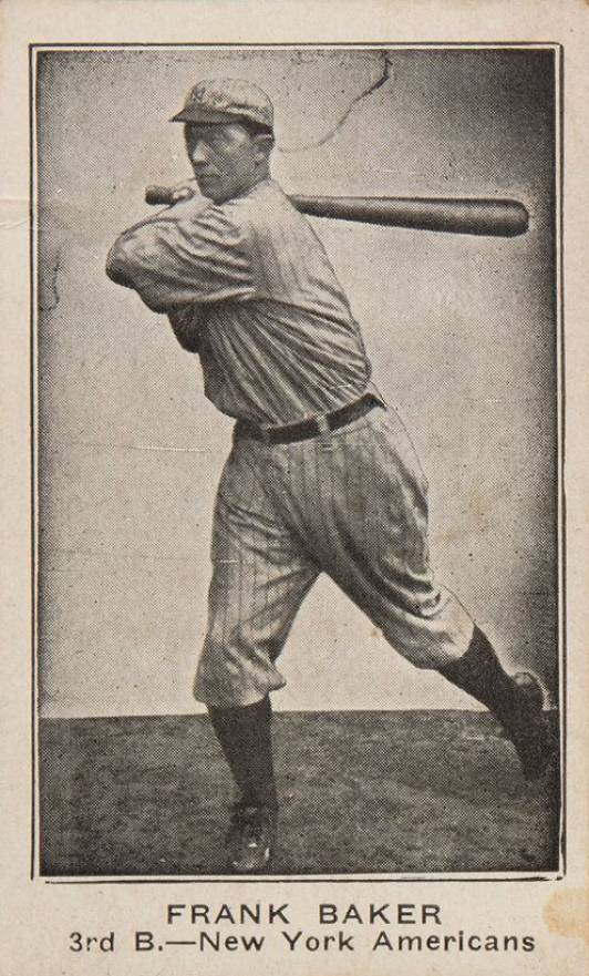 1921 Koester Bread N.Y. Giants/N.Y. Yankees Frank Baker # Baseball Card
