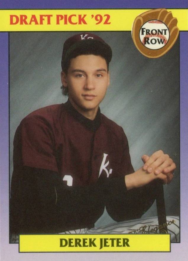 1992 Front Row Draft Pick Derek Jeter # Baseball Card