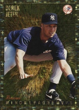 1995 Bowman Gold Foil Derek Jeter #229 Baseball Card