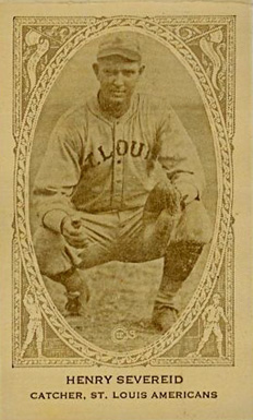1922 American Caramel Henry Severeid # Baseball Card