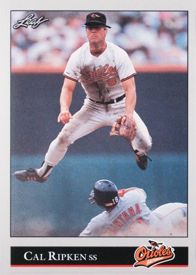 1992 Leaf Cal Ripken Jr. #52 Baseball Card