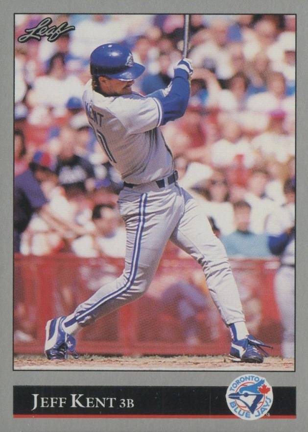 1992 Leaf Jeff Kent #445 Baseball Card