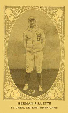 1922 American Caramel Herman Pillette # Baseball Card
