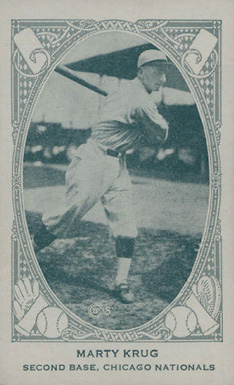 1922 American Caramel Marty Krug # Baseball Card