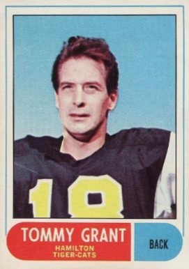 1968 O-Pee-Chee CFL Tommy Grant #54 Football Card