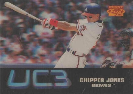 1996 Sportflix Chipper Jones #97 Baseball Card
