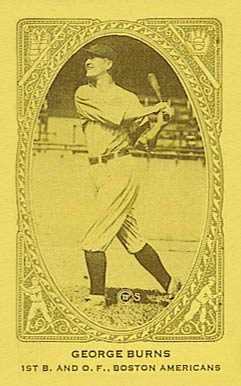 1922 American Caramel George Burns # Baseball Card
