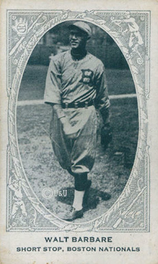 1922 American Caramel Walt Barbare # Baseball Card