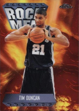 1998 Topps Chrome Season's Best Tim Duncan #SB17 Basketball Card