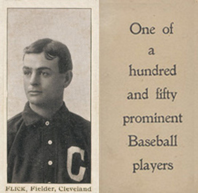 1903 Breisch-Williams (Type 1) !  Flick, Fielder, Cleveland #52 Baseball Card