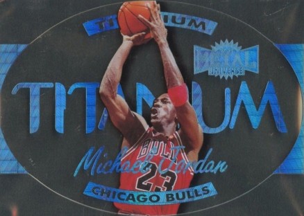 1997 Metal Universe Titanium Michael Jordan #1 Basketball Card