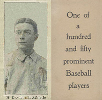 1903 Breisch-Williams (Type 1) !  H Davis, 1B, Athletics #33 Baseball Card