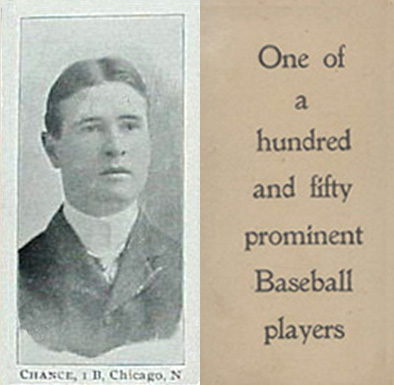 1903 Breisch-Williams (Type 1) !  Chance, LB, Chicago, N #18 Baseball Card